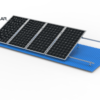 The Roof Adjustable Foot Solar Mount System is designed to securely attach solar panels to roofs, including corrugated iron ones, and adjust their angle for optimal sunlight exposure, generating clean electricity efficiently.