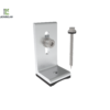 The Solar L-feet bracket is an L-shaped mount designed to securely attach solar panels to roofs.