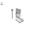 The Solar L-feet bracket is an L-shaped mount designed to securely attach solar panels to roofs.